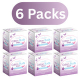 6X Cotton Tree Cotton Buds Biodegradable  200 Pack
