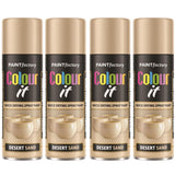 4X Paint Factory Desert Sand Matt Spray Paint 250ml