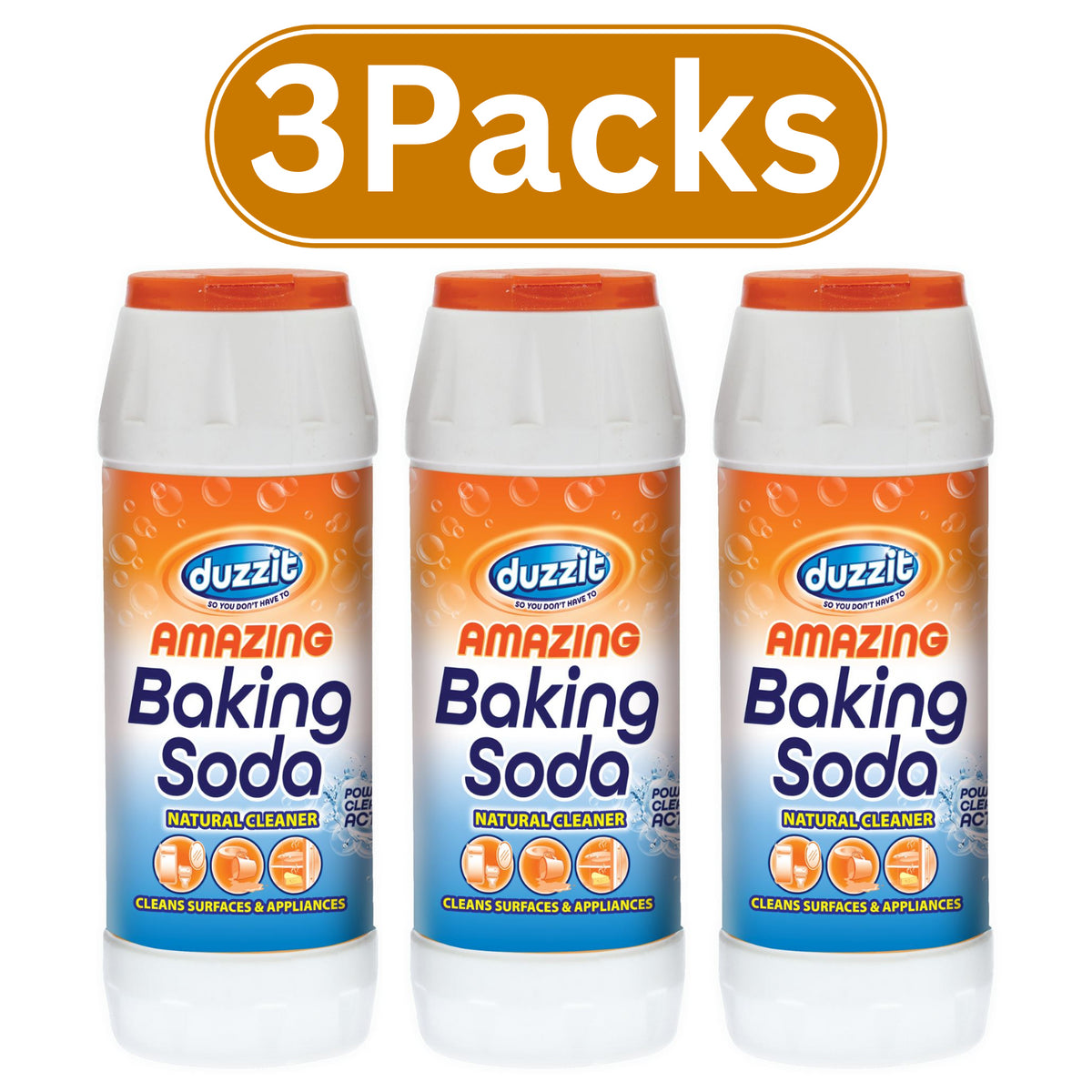 3X Duzzit Amazing Baking Soda 500g Multipurpose Powerful Cleaning Powder