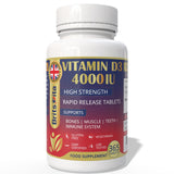 Brits Vita Vitamin D3 - 365 Tablets - 4000IU Teeth, Bone & Muscle health, Vit D