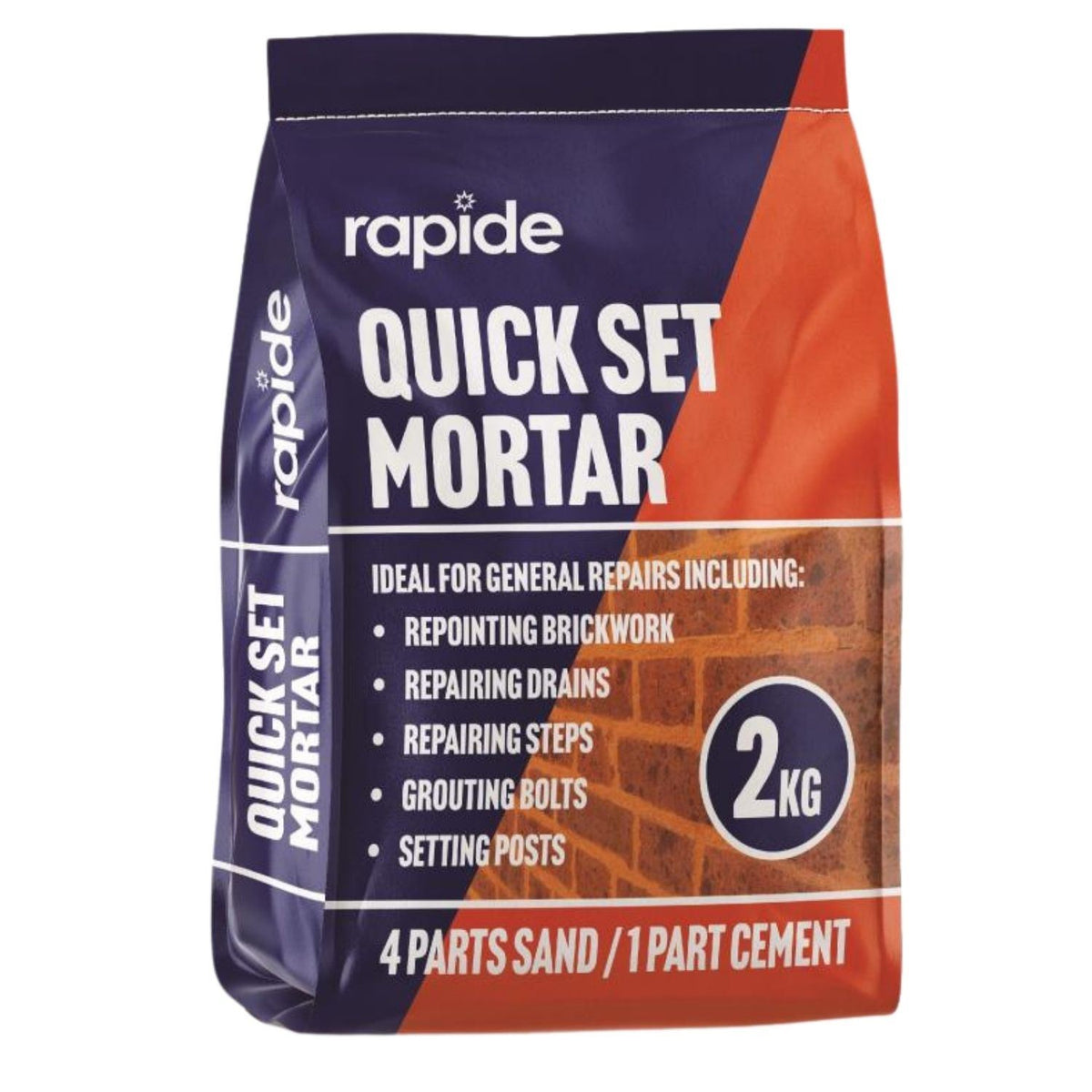 1X - Rapide Ready Mixed Concrete Mortar Bag 2Kg