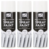 3X 151 White Gloss Spray Paint 400ml Spray Paint