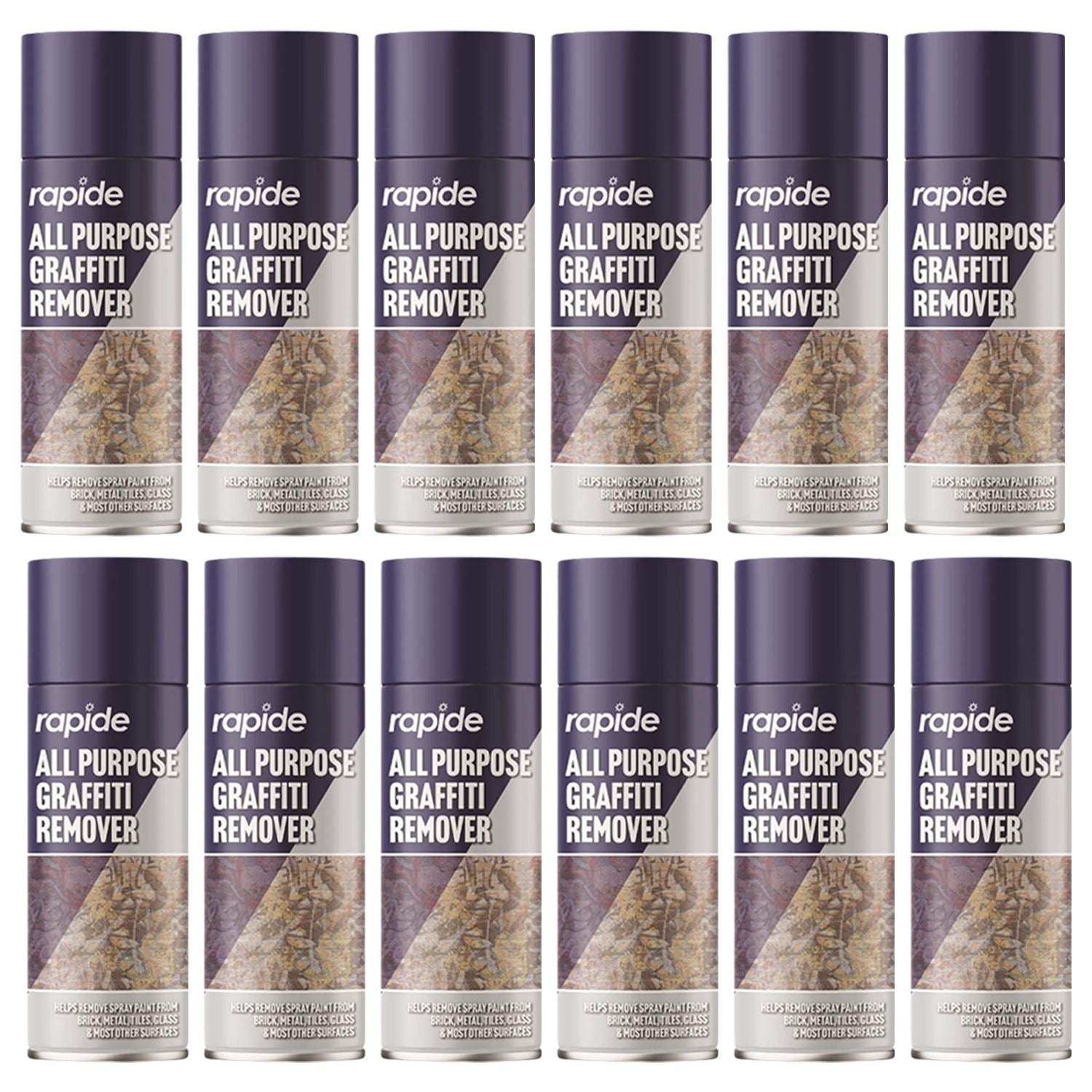 12X - Graffiti Remover Spray 250ml Lubricant