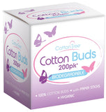 1X Cotton Tree Cotton Buds Biodegradable  200 Pack
