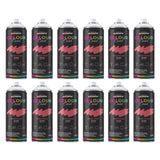 12X Wild Rose RAL 3017 Gloss Spray Paint 400ml