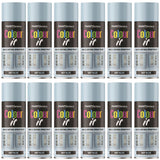 12X Paint Factory Sky Blue Gloss Spray Paint 400ml