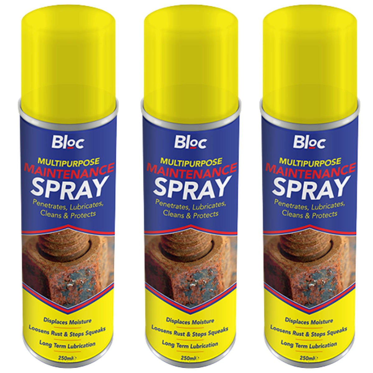 3X Bloc Penetrating Maintenance Professional Spray 250ml