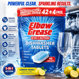 3X - Elbow Grease Dishwasher Tablets 46Pk
