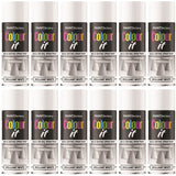 12X Paint Factory Brilliant White Gloss Spray Paint 400ml