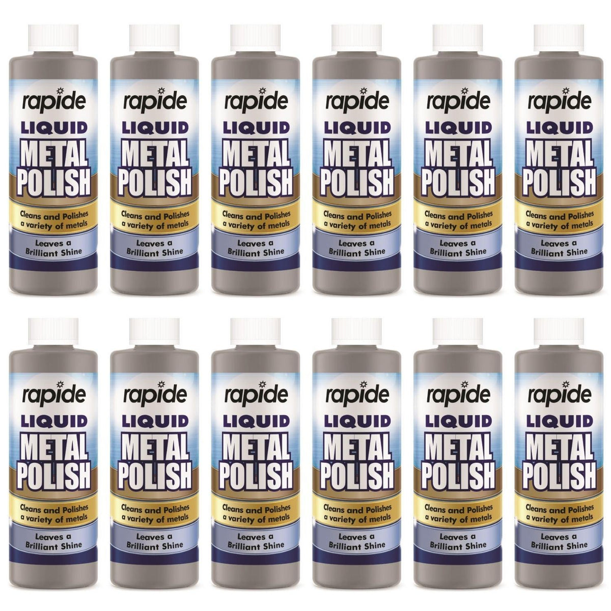 12X - Rapide Liquid Metal Polish 250ml