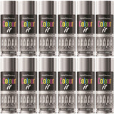 12X Paint Factory Chrome Effect Gloss Spray Paint 400ml