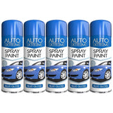 5X Auto Spray Paint Blue Spray Paint 250ml