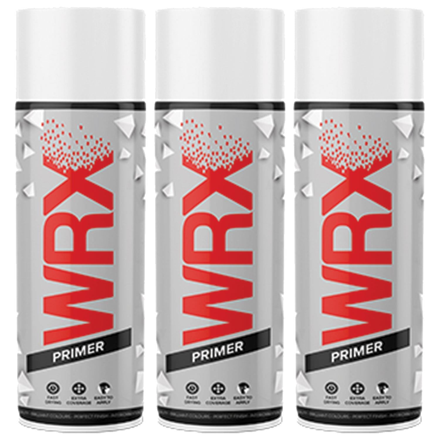 3X WRX Clear Surface Primer Spray Paints 400ml Technical Spray