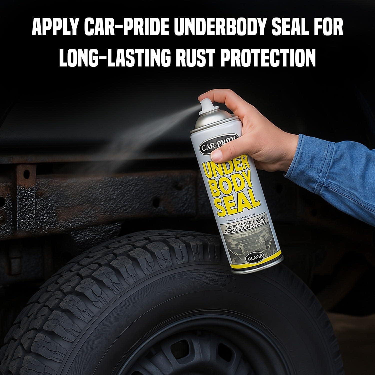 24X Underbody Seal Black Spray 400ml
