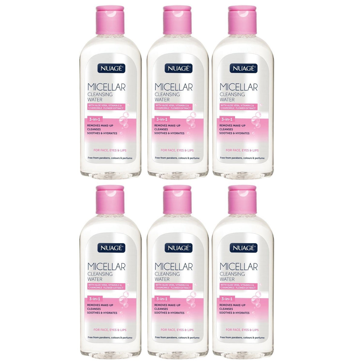 6X - Nuage Micellar Cleansing Water 400ml