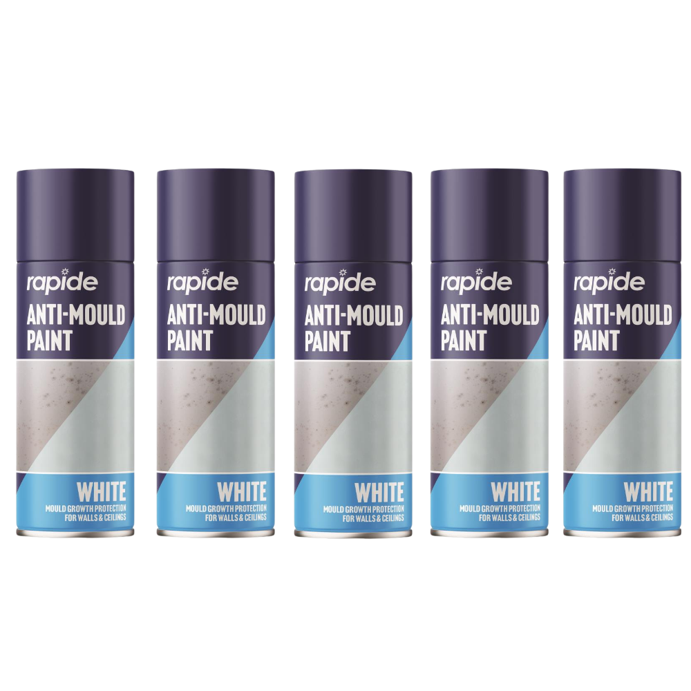 5X Rapide Anti-Mould Spray White 400ml