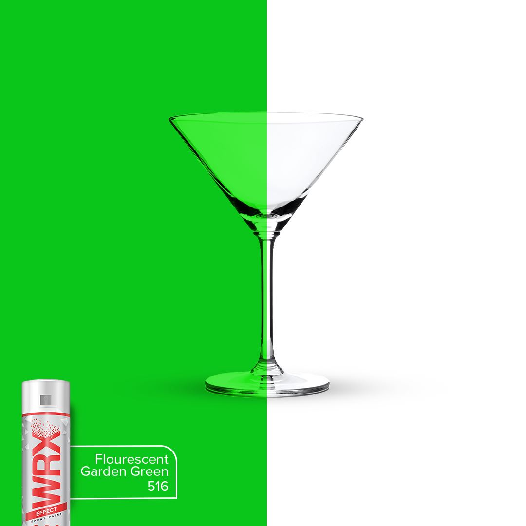 12X WRX Fluorescent Garden Green Spray Paint 400ml Spray Paint