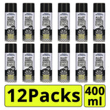 12X - Alloy Wheel Black Matt 400ml