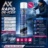 3X - Auto Extreme Fridge Freezer De-Icer Spray 750ml