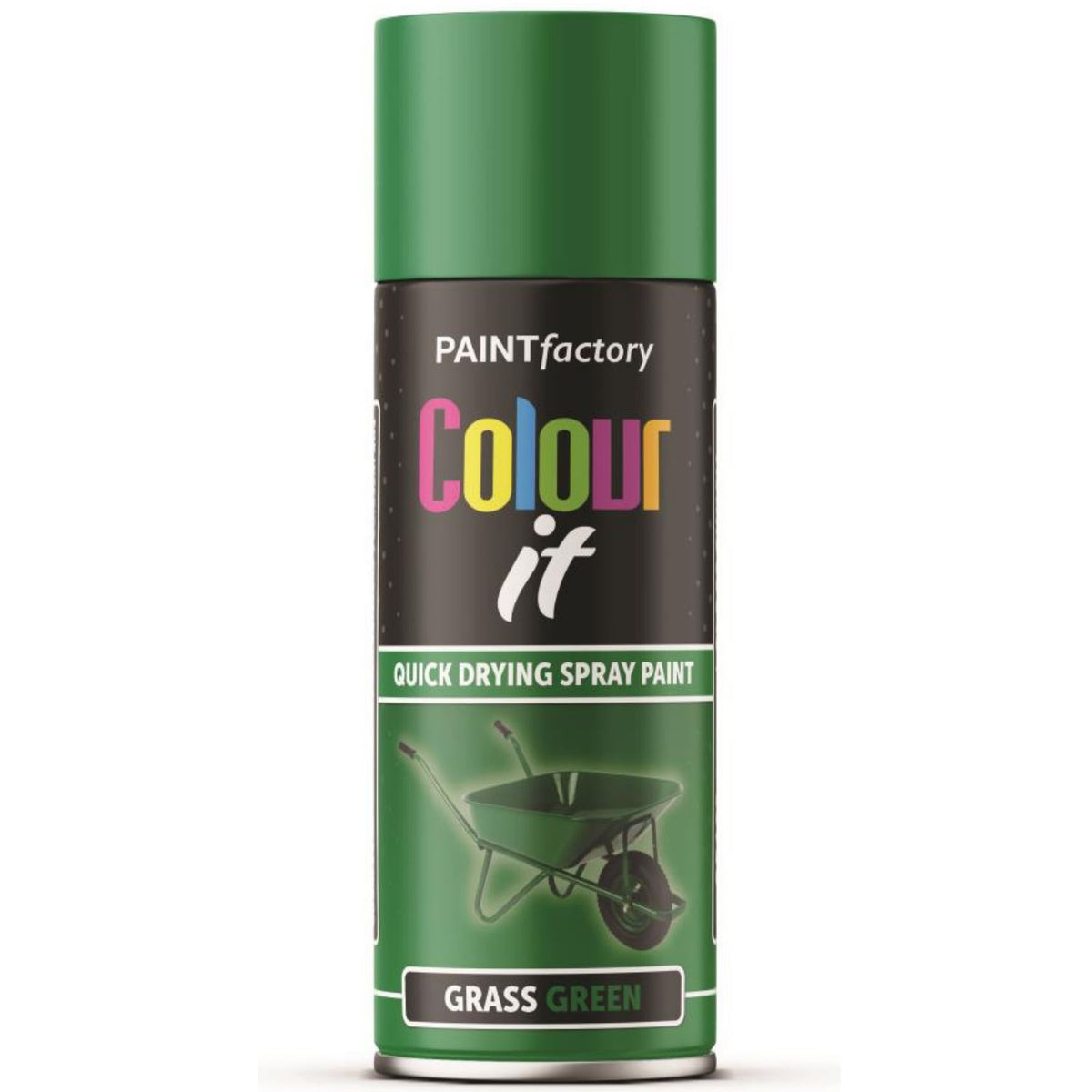Paint Factory Grass Green Gloss Spray Paint 400ml.