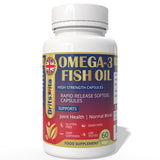 Brits Vita Omega 3 Fish Oil 1000mg, 60 Softgels, for Heart, Brain & Vision