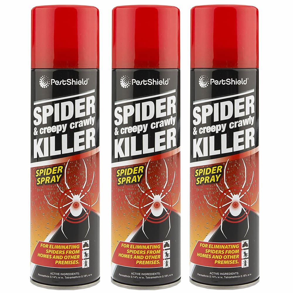 3X No More Spider & Creepy Crawly Spray 200ml Pest Control