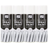 4X 151 White Gloss Spray Paint 400ml Spray Paint