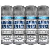 4X Paint Factory Grey Hammered Spray Paint 400ml Spray Paint