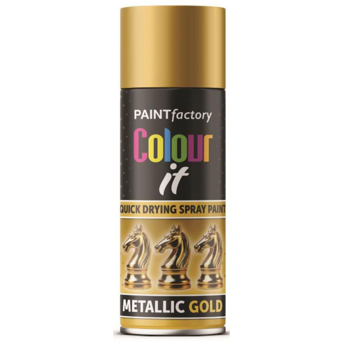 Paint Factory All Purpose Gold Metallic Spray Paint 200ml