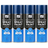 4X 151 Blue Gloss Spray Paint 400ml Spray Paint