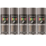 5X Paint Factory Grey Primer Spray Paint 400ml