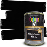 6X Paint Factory Blackboardpaint Factory Black Paint Tin 300ml