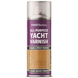 Paint Factory Clear Yacht Varnish Spray 400ml