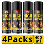4X 151 Matt Black High Temp 650�C 400ml Spray Paint