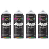 4X Snow White RAL 9010 Matt Spray Paint 400ml