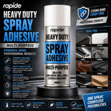 6X - Rapide Heavy Duty Spray Adhesive Glue 300ml