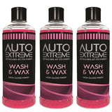 3X - Auto Extreme Wash & Wax Car Shampoo 800ml