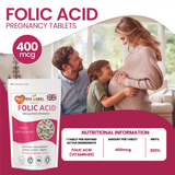 Folic Acid 400mcg - 300 Tablets