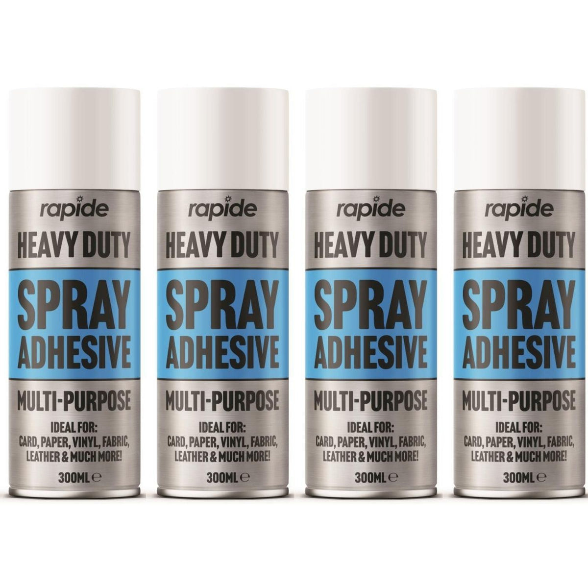 4X - Rapide Heavy Duty Spray Adhesive Glue 300ml