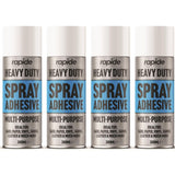4X - Rapide Heavy Duty Spray Adhesive Glue 300ml