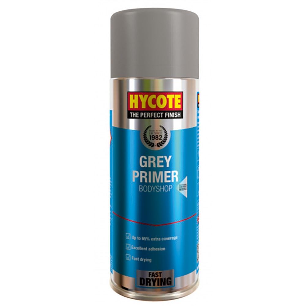 6X Hycote Bodyshop Grey Primer Spray 400ml Spray Paint