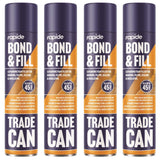 4X - Rapide Expanding Foam Pu Bond And Fill Spray 750ml