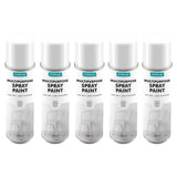5X Overlay White Primer Matt Auto Professional Spray Paint 400ml