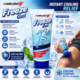 6X - Masterplast Freeze Gel Tube 170ml