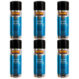 6X Hycote Bodyshop Gloss Black Spray Paint 400ml