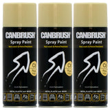 3X Canbrush C6 Royal Ivory Spray Paint 400ml