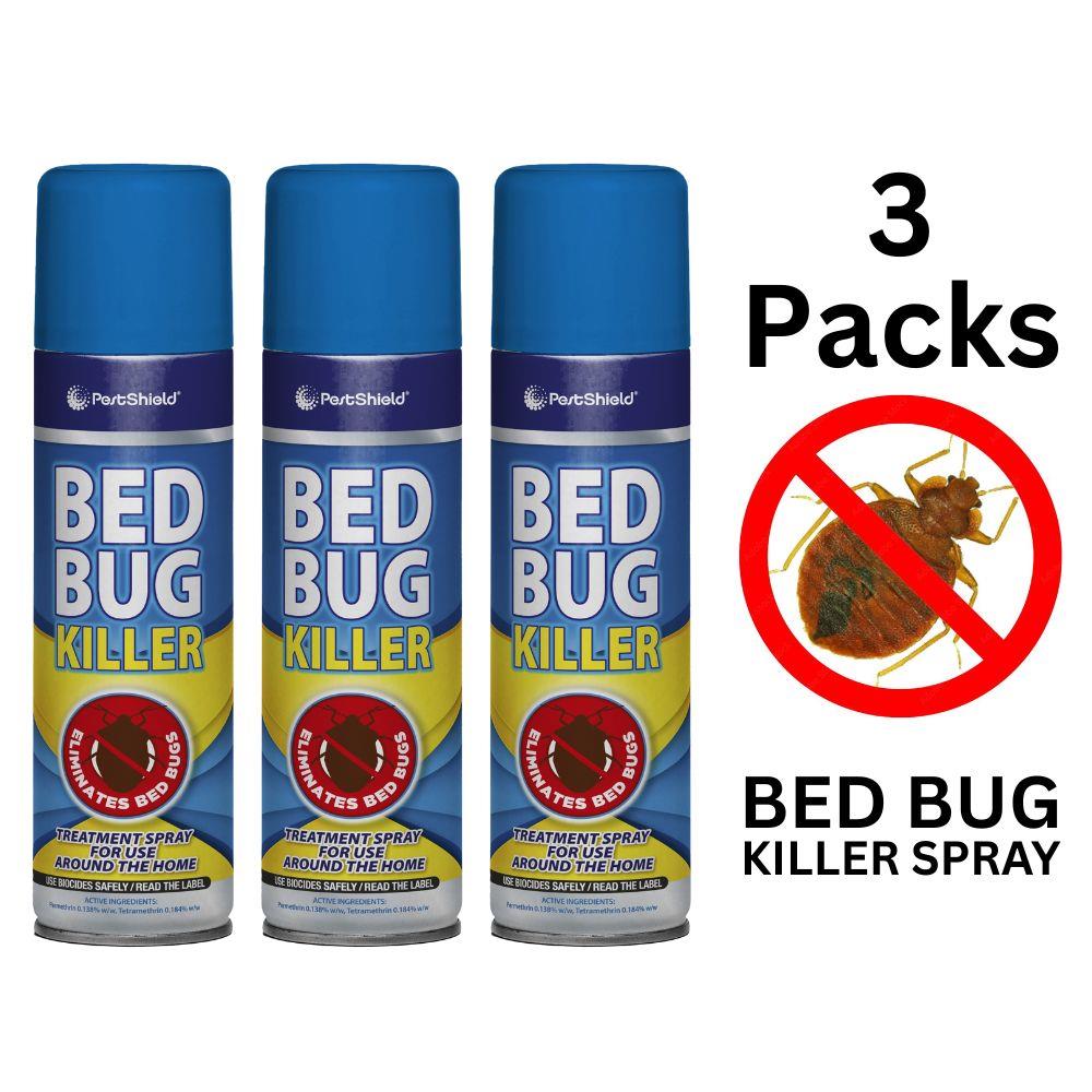 3X Bed Bug Killer Spray 200ml Pest Control