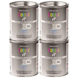 4X Paint Factory White Matt Undercoat Tin Paint 300ml Tin Paint