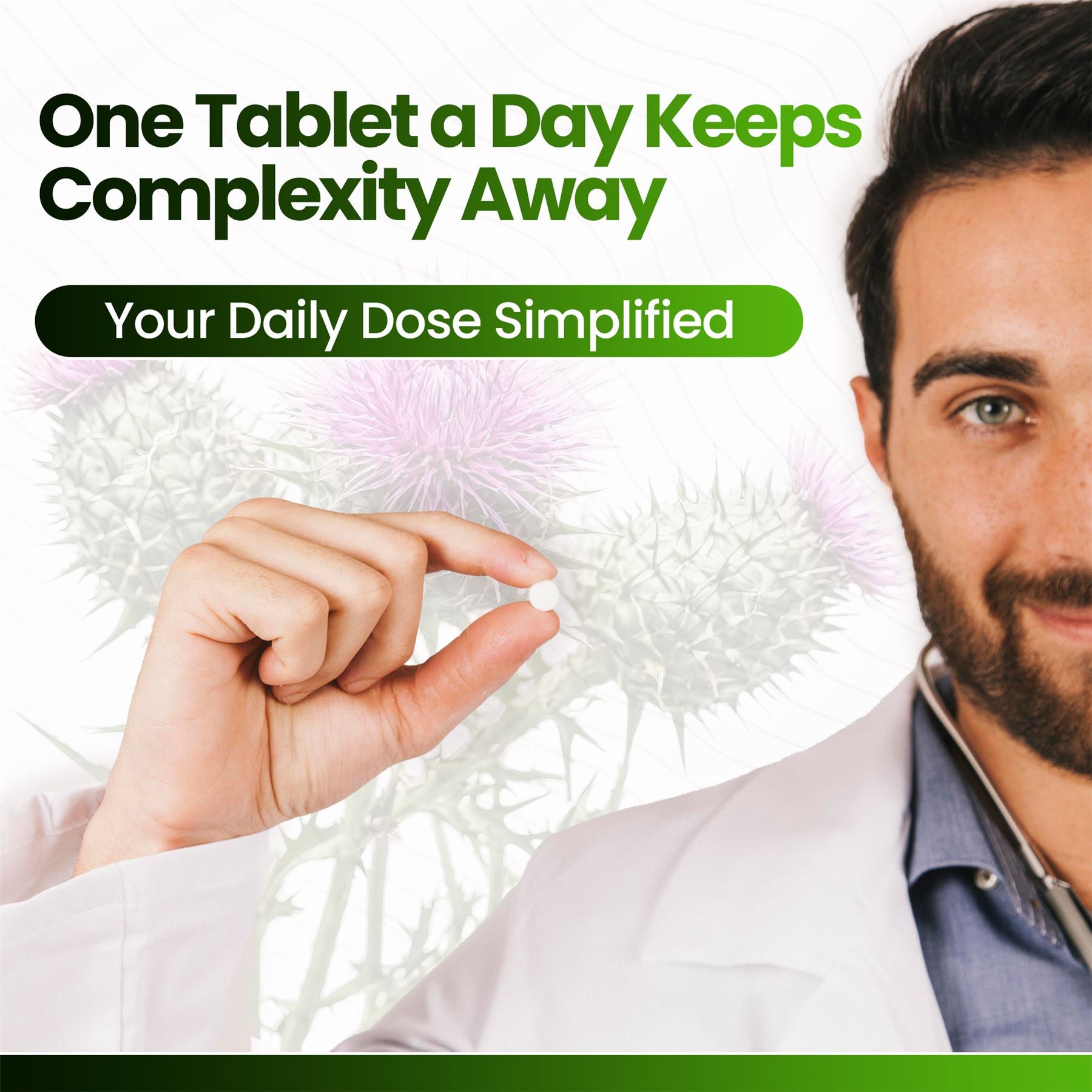 Milk Thistle Extract 4000mg - 60 Tablets Milk Thistle