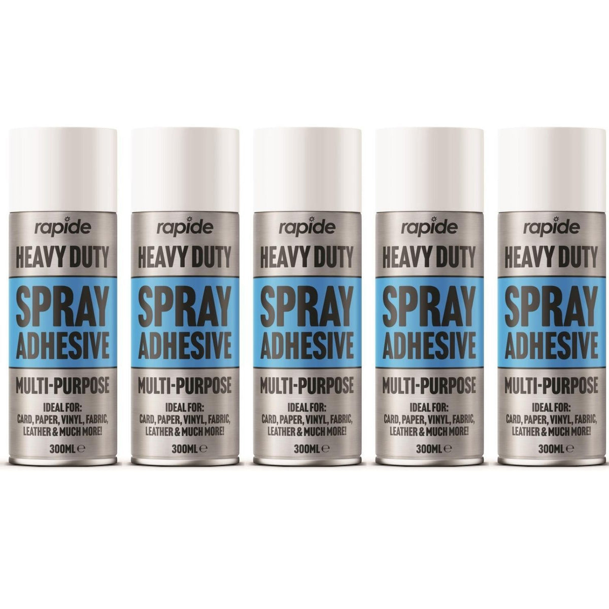 5X - Rapide Heavy Duty Spray Adhesive Glue 300ml